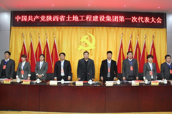 2015年，召開中國共產黨陜西省土地工程建設集團第一次代表大會.jpg